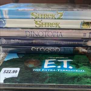 DreamWorks Shrek & E.T. DVD Collection